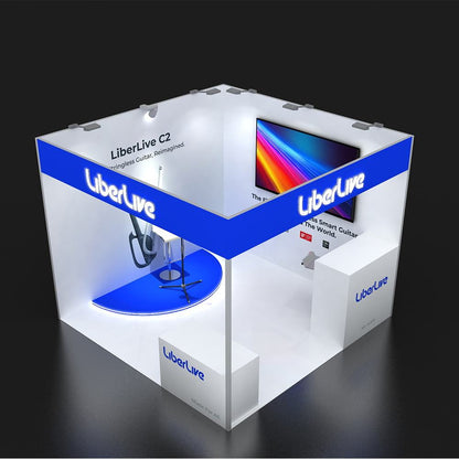 10x10ft (3x3m) Exhibition Booth – Style 028 | ASM Exhibits – View 3