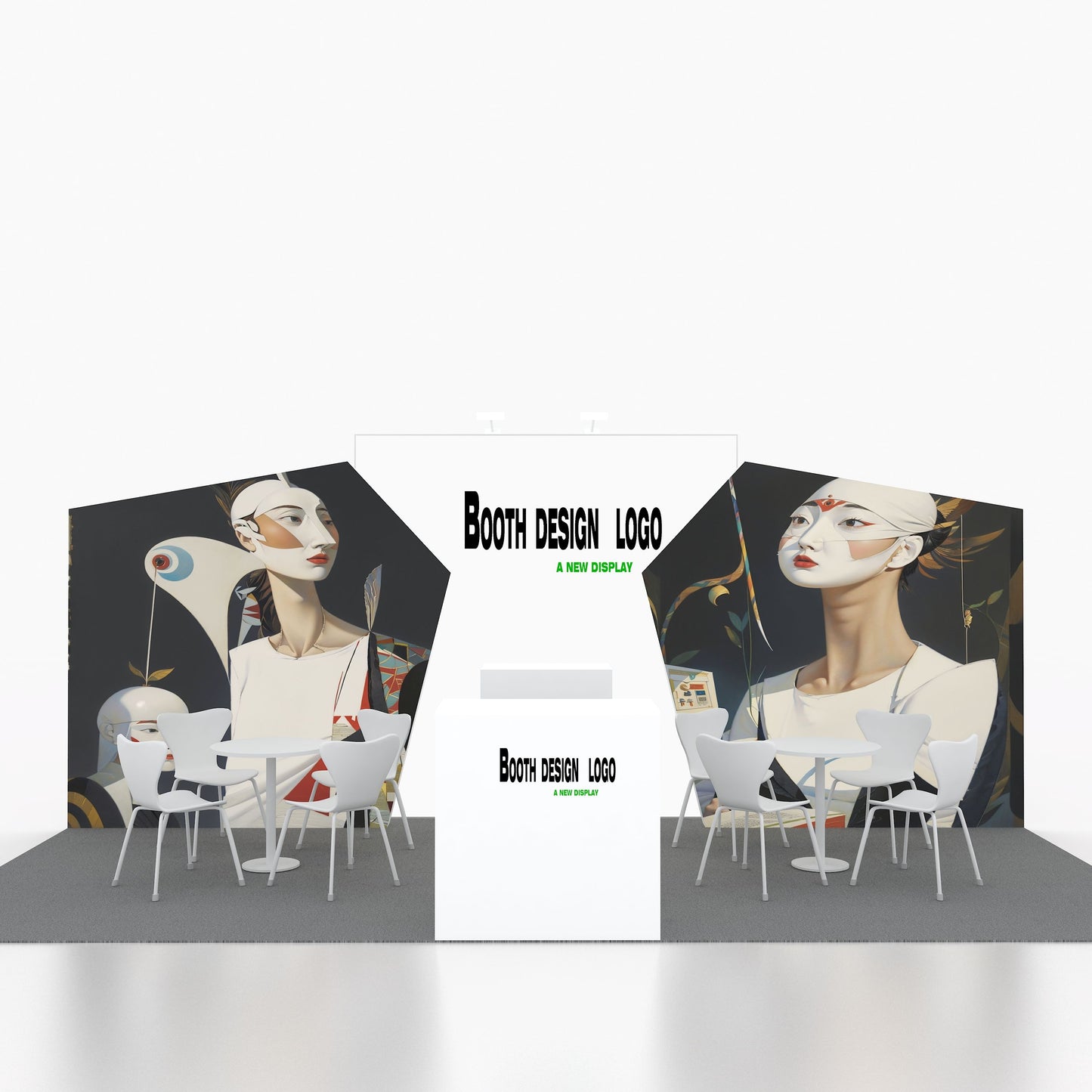 10x20ft (3x6m) Exhibition Booth – Style 021 | ASM Exhibits – View 4