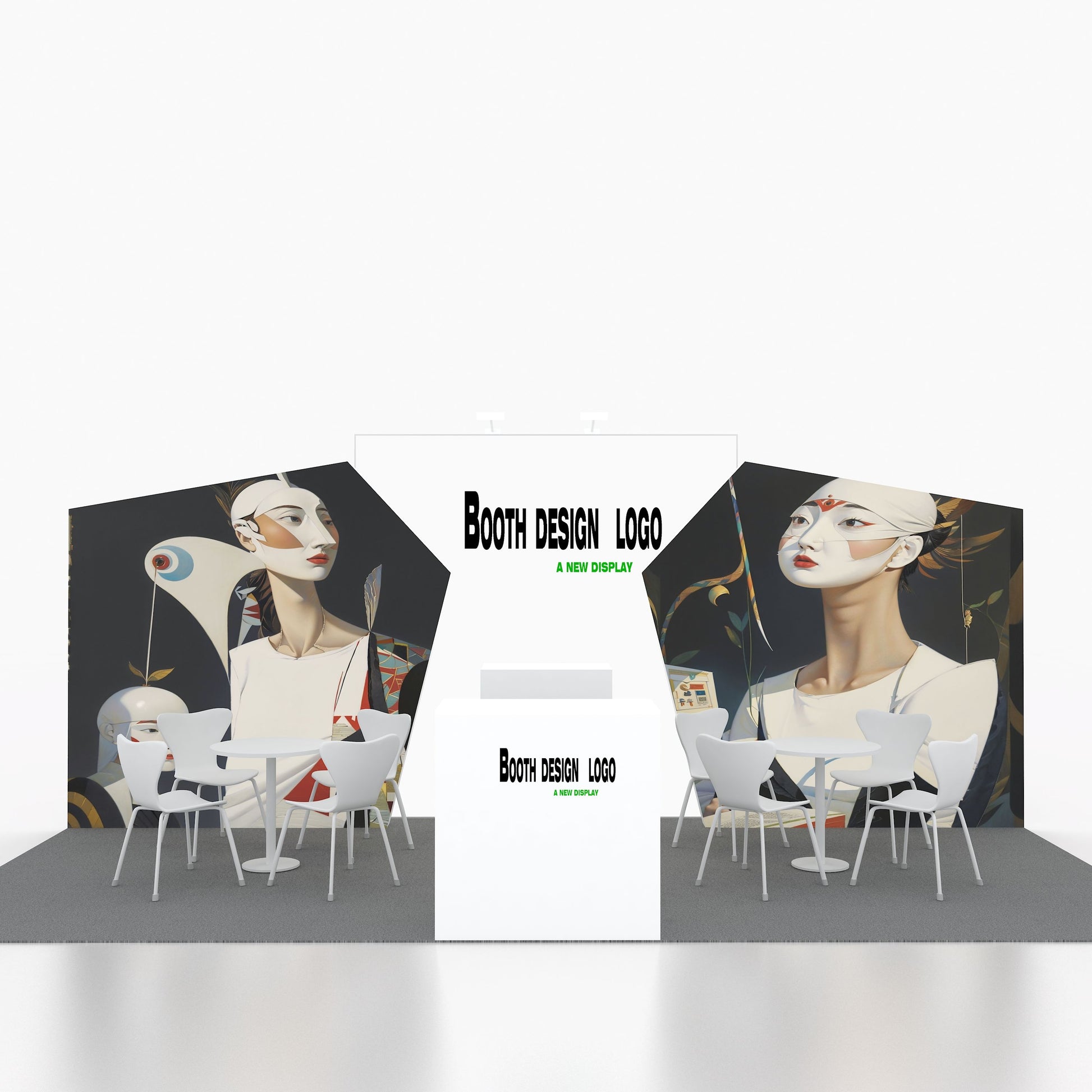 10x20ft (3x6m) Exhibition Booth – Style 021 | ASM Exhibits – View 4