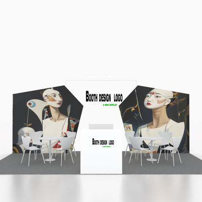 10x20ft (3x6m) Exhibition Booth – Style 021 | ASM Exhibits – View 4