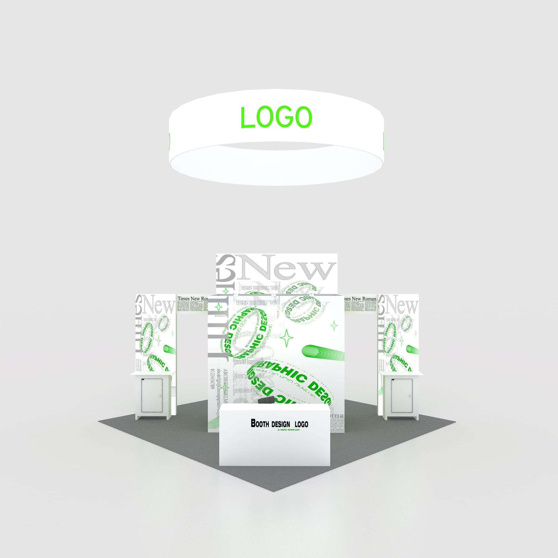 20x20ft (6x6m) Exhibition Booth – Style 013 | ASM Exhibits – Trade Show Exhibition Booth