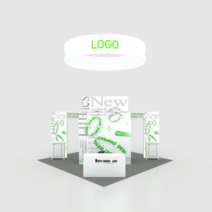 20x20ft (6x6m) Exhibition Booth – Style 013 | ASM Exhibits – Trade Show Exhibition Booth