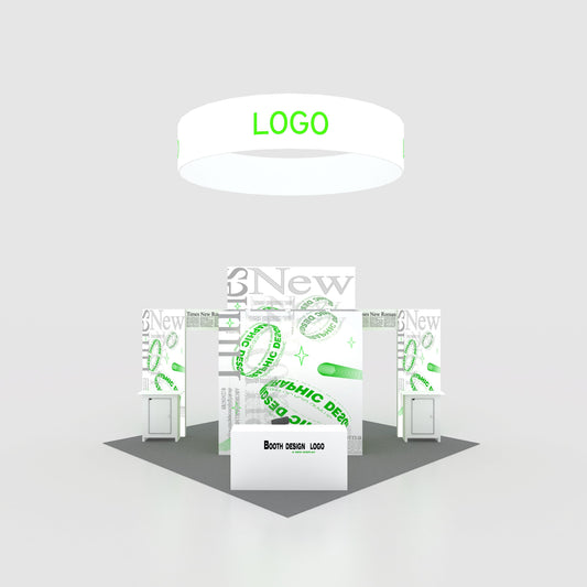 20x20ft (6x6m) Exhibition Booth – Style 013 | ASM Exhibits – Trade Show Exhibition Booth