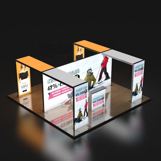 20x20ft (6x6m) Exhibition Booth – Style 005 | ASM Exhibits – Trade Show Exhibition Booth