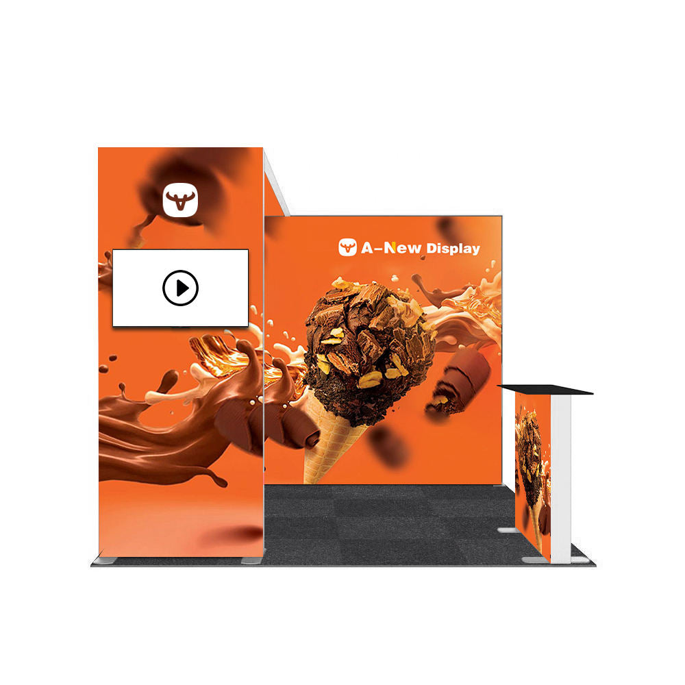 10x10ft (3x3m) Exhibition Booth – Style 017 | ASM Exhibits – View 2