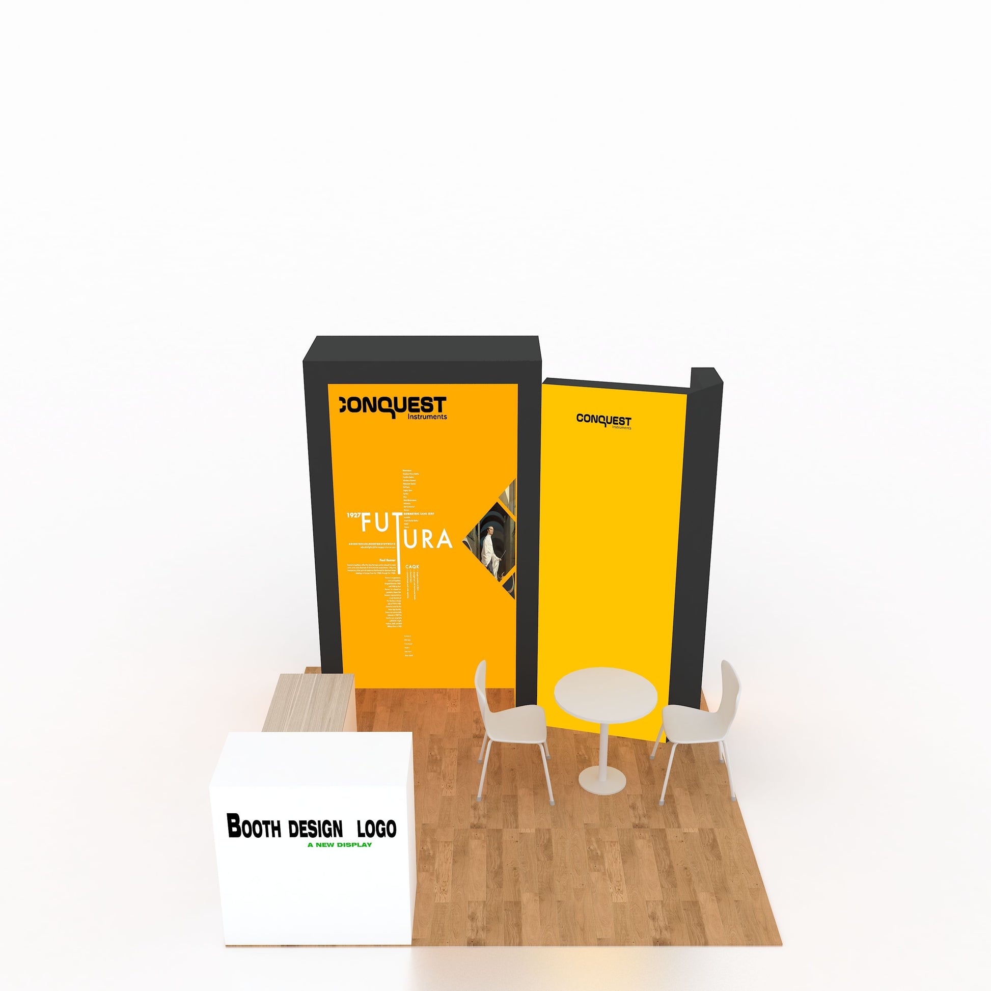10x10ft (3x3m) Exhibition Booth – Style 057 | ASM Exhibits – View 2