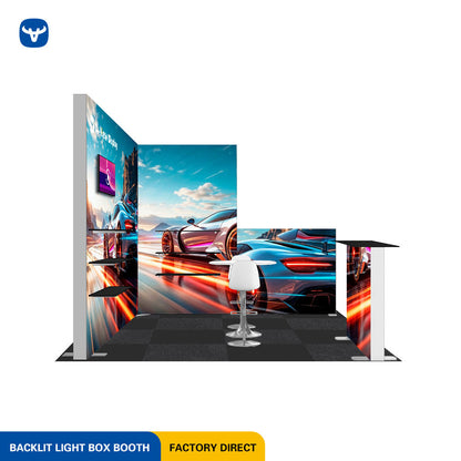 10x10ft (3x3m) Exhibition Booth – Style 004 | ASM Exhibits – View 3