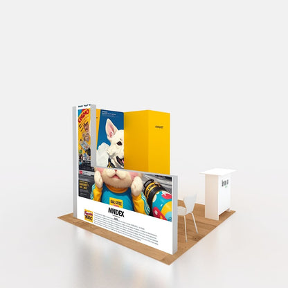 10x10ft (3x3m) Exhibition Booth – Style 080 | ASM Exhibits – View 5