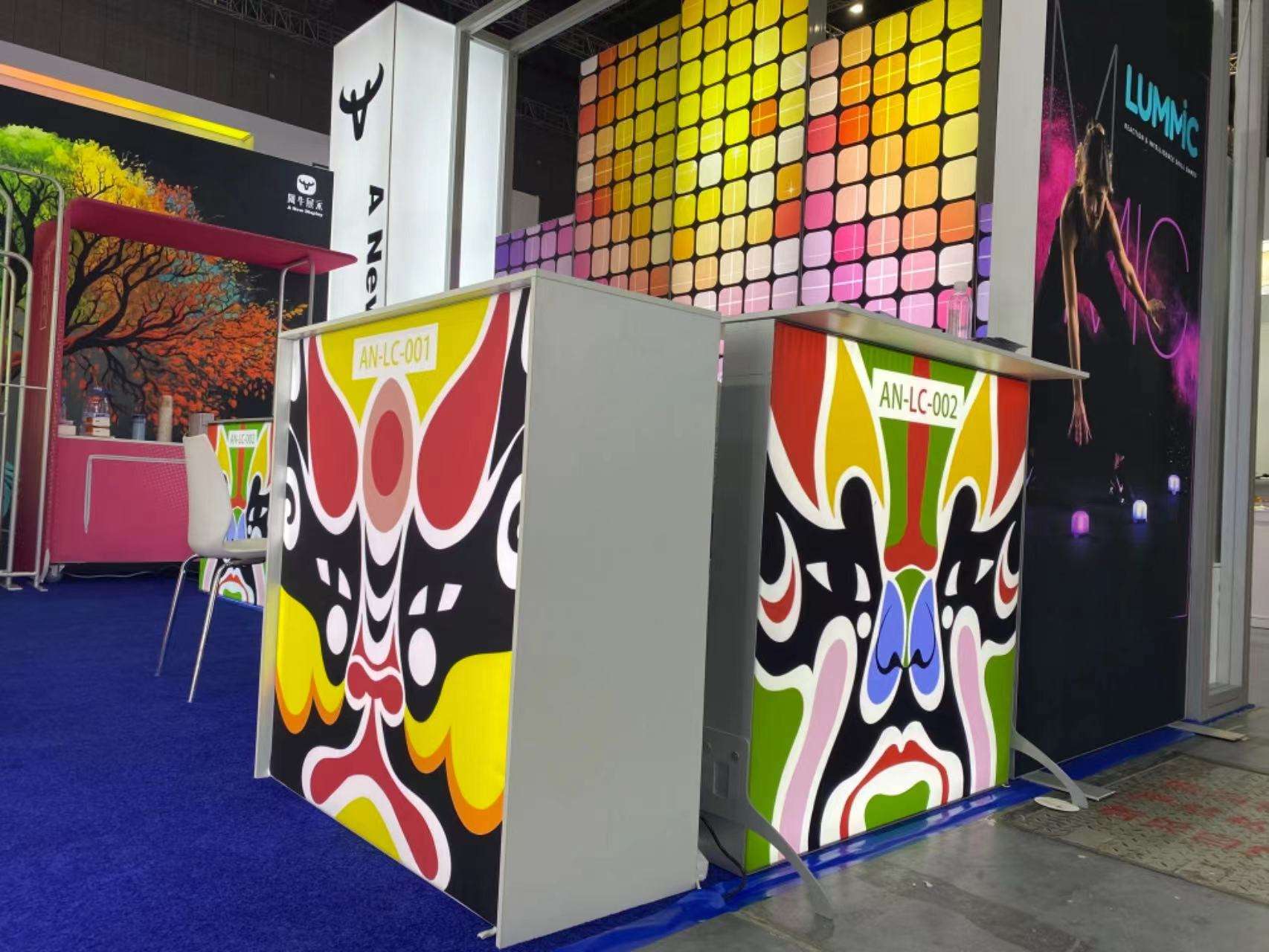 SEG Double-Sided LED Light Box Counter – Style 61 | ASM Exhibits – View 6