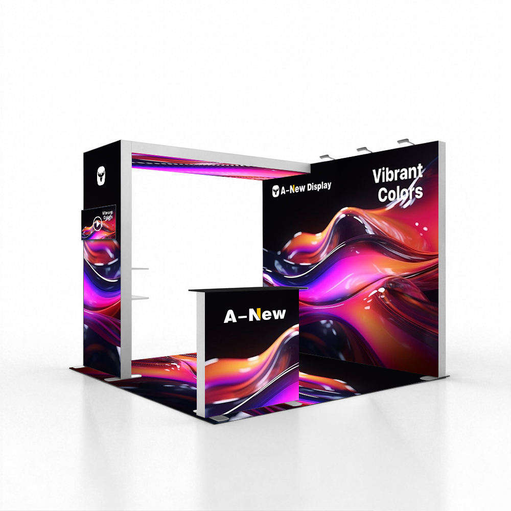 10x10ft (3x3m) Exhibition Booth – Style 014 | ASM Exhibits – View 2
