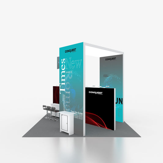 20x20ft (6x6m) Exhibition Booth – Style 012 | ASM Exhibits – Trade Show Exhibition Booth