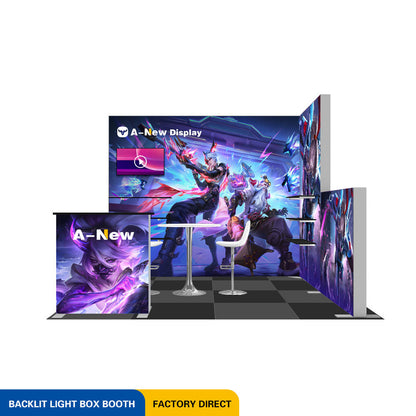 10x10ft (3x3m) Exhibition Booth – Style 005 | ASM Exhibits – View 2