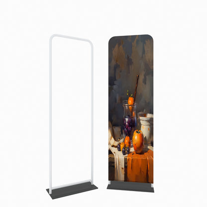 EZ Tube Tension Fabric Banner Stand – Portable Trade Show Display – Style 91 – Tension Fabric Display