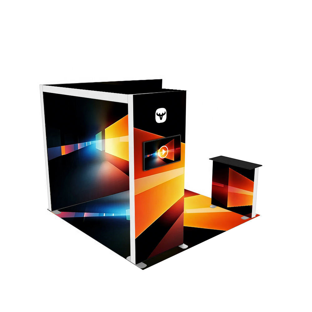10x10ft (3x3m) Exhibition Booth – Style 020 | ASM Exhibits – View 3