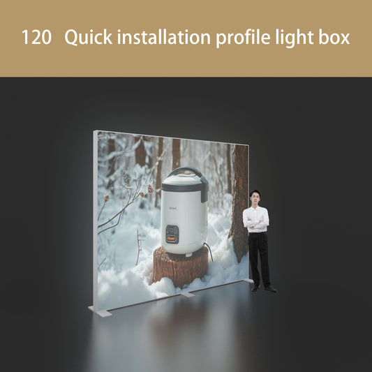 Large SEG LED Light Box 3x2.5m – Trade Show Backdrop – Style 254 – View 2