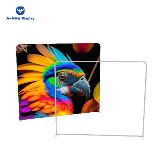 EZ Tube Tension Fabric Banner Stand – Portable Trade Show Display – Style 75 – Tension Fabric Display