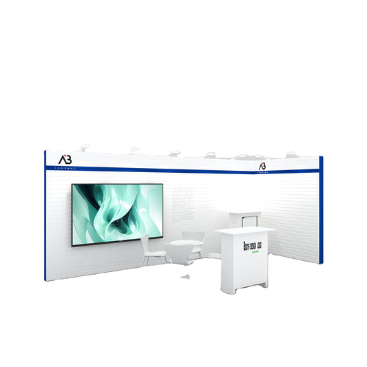 10x20ft (3x6m) Exhibition Booth – Style 004 | ASM Exhibits – Trade Show Exhibition Booth