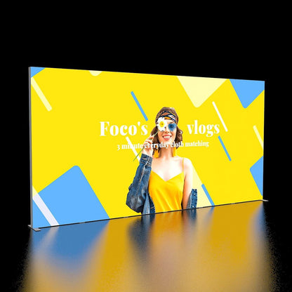 Large SEG LED Light Box 10x20ft – Exhibition Booth Display – Style 257 – SEG LED Light Box