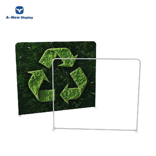 Double-Sided Tension Fabric Backdrop – Trade Show Display Stand – Style 72 – Tension Fabric Display