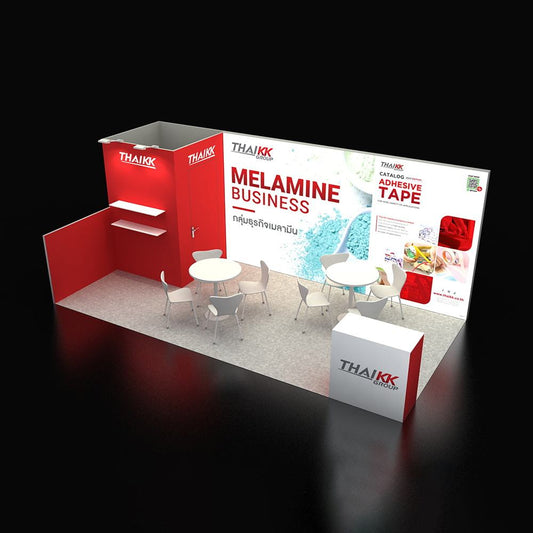 10x20ft (3x6m) Exhibition Booth – Style 016 | ASM Exhibits – View 2