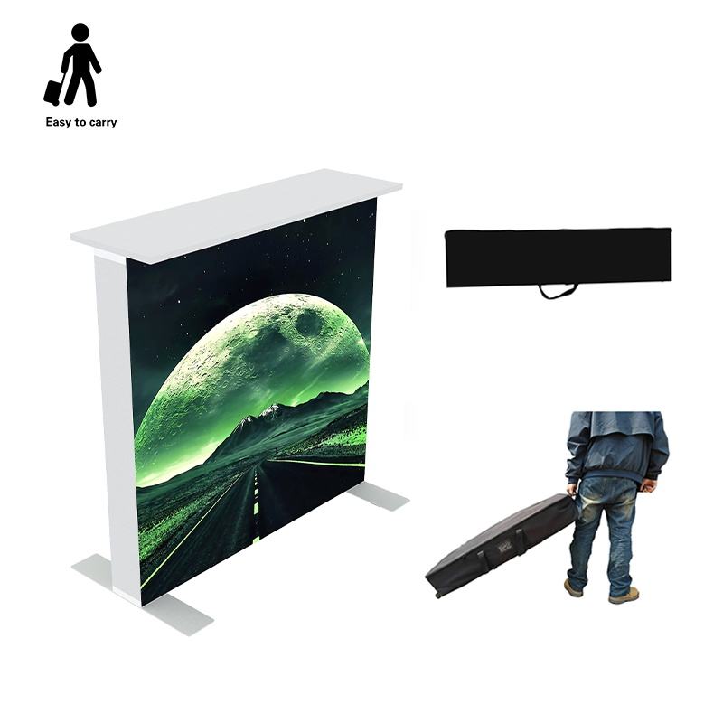 120mm SEG Aluminum Exhibition Desk – Style 24 | ASM Exhibits – View 3