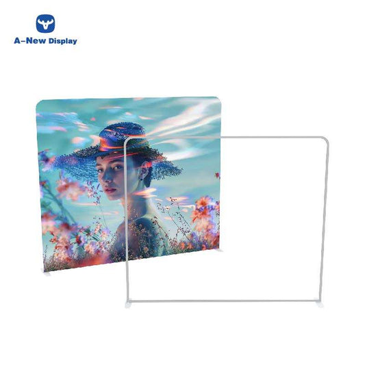Large Exhibition Booth Display – 10x10 to 20x20ft Tension Fabric – Style 60 – Tension Fabric Display