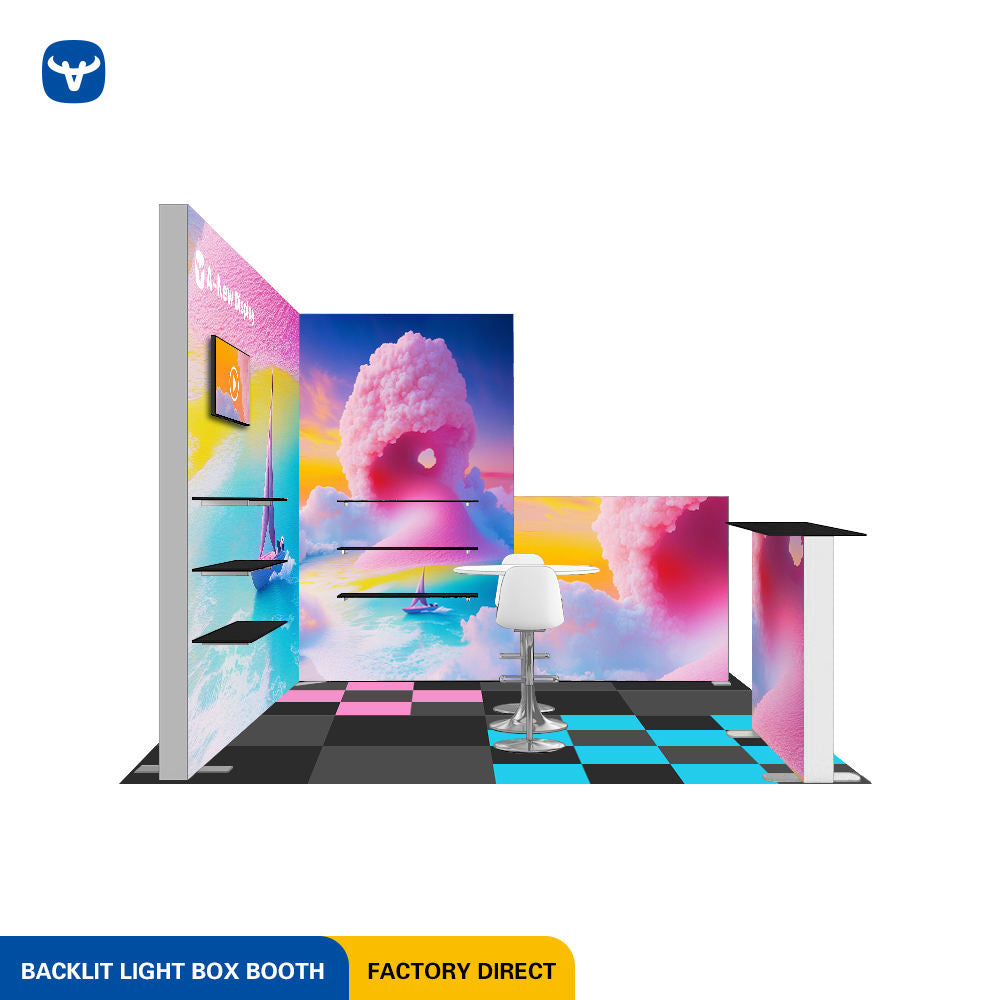 10x10ft (3x3m) Exhibition Booth – Style 007 | ASM Exhibits – View 3