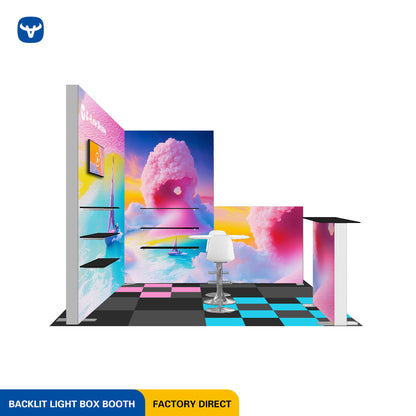 10x10ft (3x3m) Exhibition Booth – Style 007 | ASM Exhibits – View 3