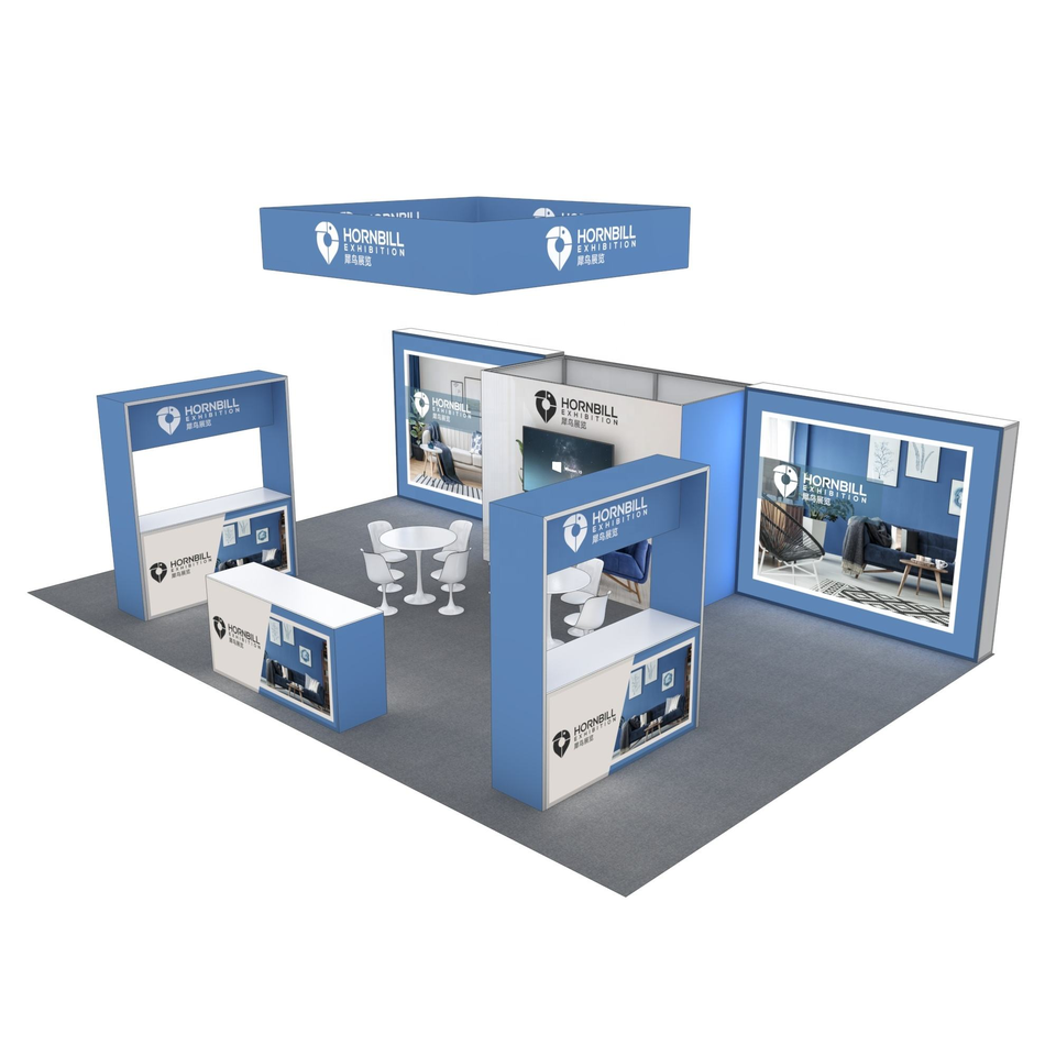 20x20ft (6x6m) Exhibition Booth – Style 002 | ASM Exhibits – Trade Show Exhibition Booth