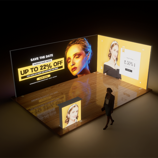 10x20ft (3x6m) Exhibition Booth – Style 003 | ASM Exhibits – Trade Show Exhibition Booth