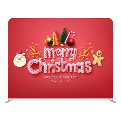 Straight Tension Fabric Display Wall – Custom Printed Trade Show Backdrop – Style 32 – Tension Fabric Display