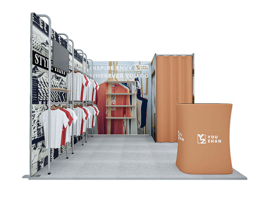 10x20ft (3x6m) Exhibition Booth – Style 008 | ASM Exhibits – View 2