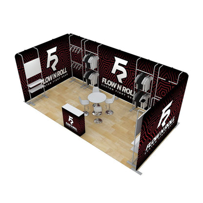 10x20ft (3x6m) Exhibition Booth – Style 011 | ASM Exhibits – View 2