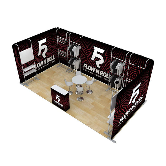 10x20ft (3x6m) Exhibition Booth – Style 011 | ASM Exhibits – View 2