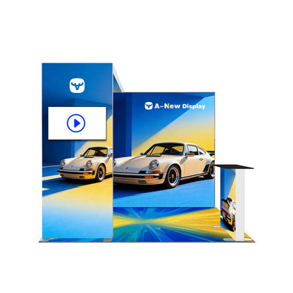 10x10ft (3x3m) Exhibition Booth – Style 023 | ASM Exhibits – View 2