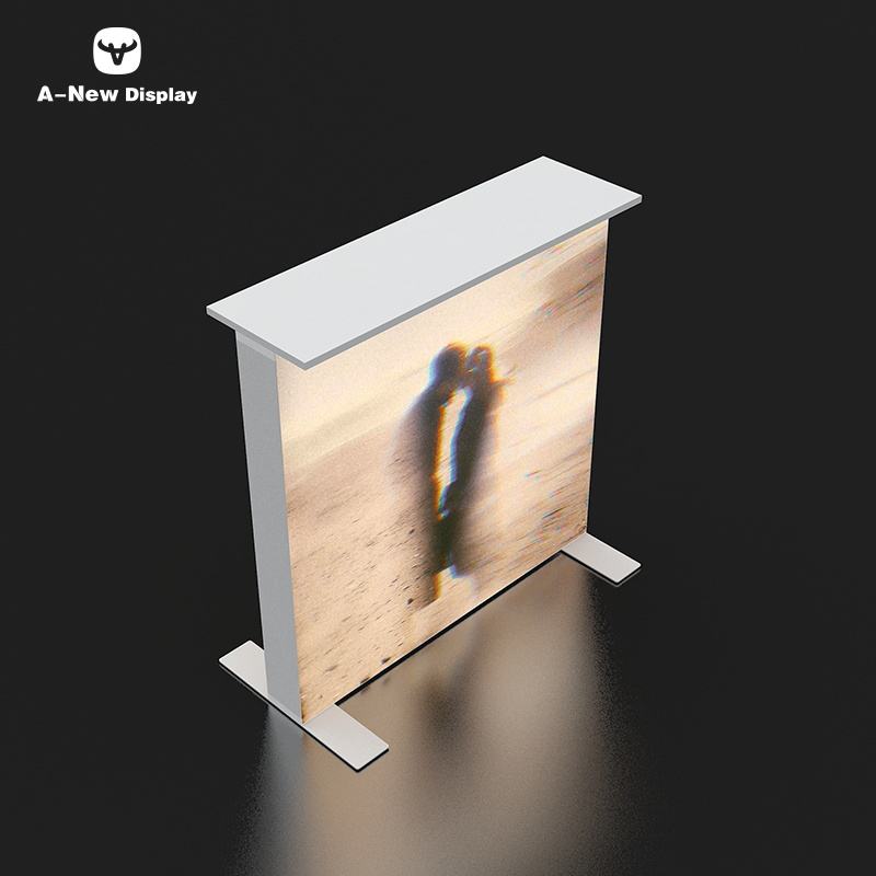 120mm SEG Aluminum Exhibition Desk – Style 28 | ASM Exhibits – Trade Show Reception Desk
