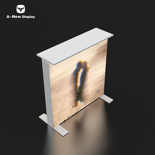120mm SEG Aluminum Exhibition Desk – Style 28 | ASM Exhibits – Trade Show Reception Desk