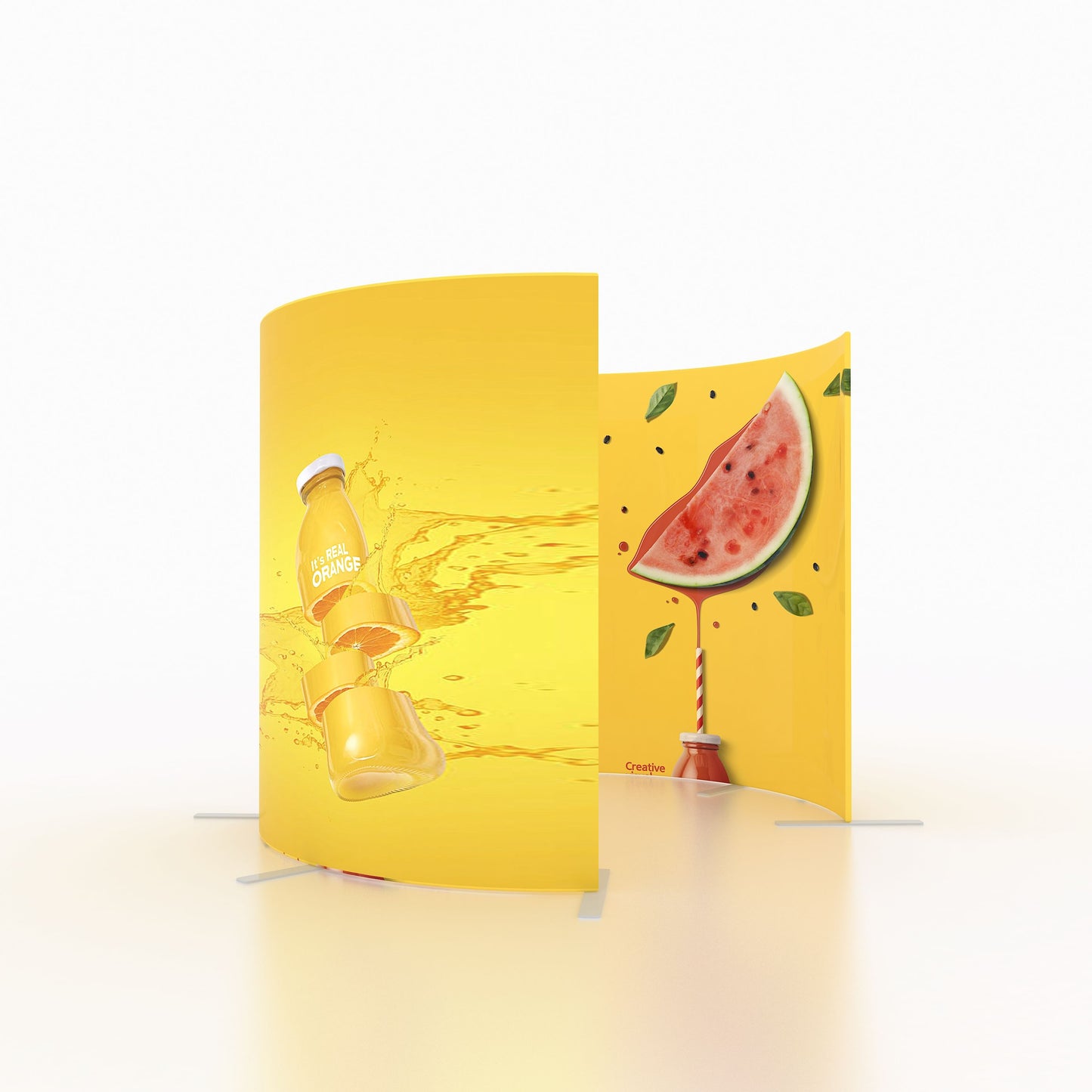 360 Video Photo Booth Backdrop – Custom Printed Exhibition Display Stand – View 3