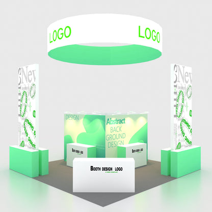 10x10ft (3x3m) Exhibition Booth – Style 075 | ASM Exhibits – View 5