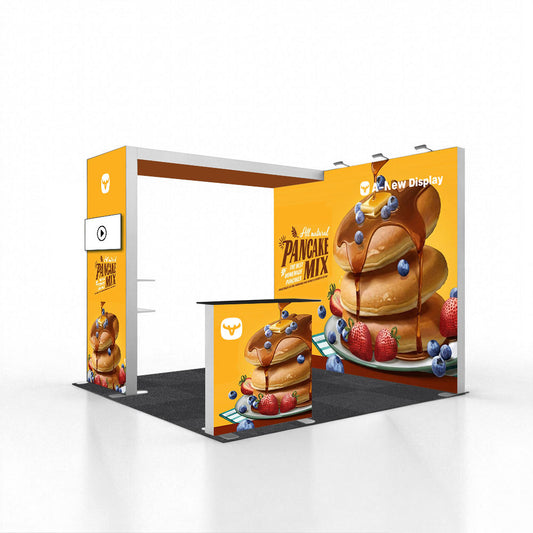 10x10ft (3x3m) Exhibition Booth – Style 016 | ASM Exhibits – View 2