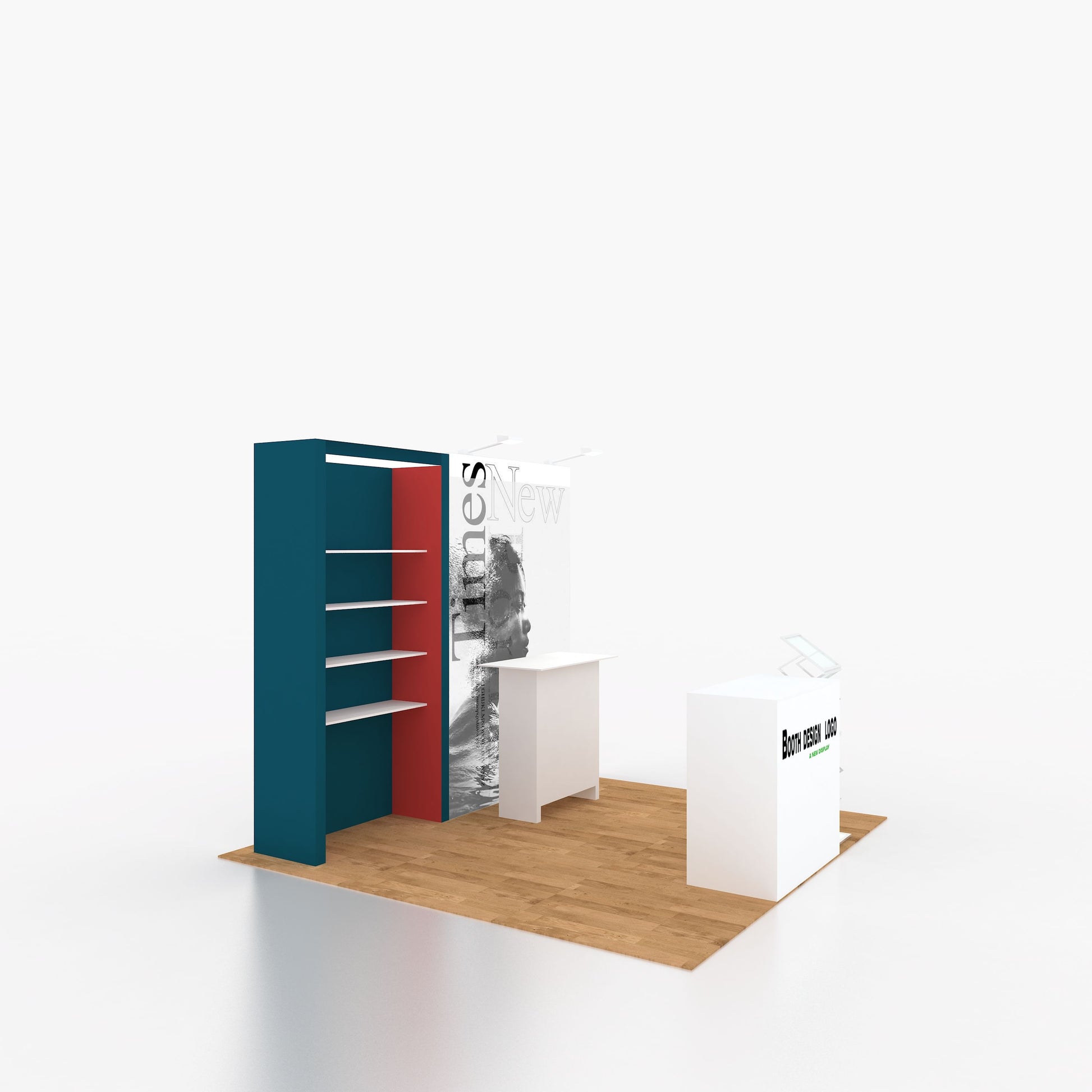10x10ft (3x3m) Exhibition Booth – Style 068 | ASM Exhibits – View 3