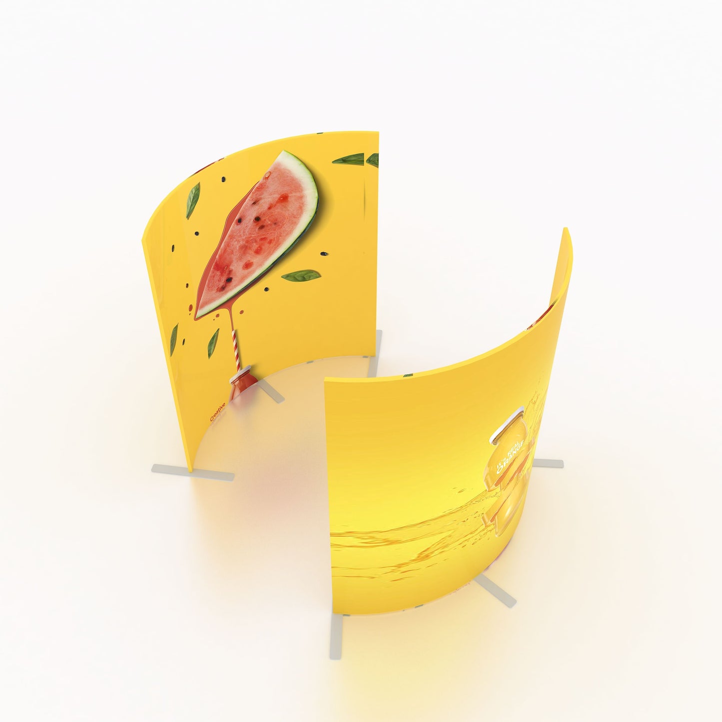 360 Photo Booth Backdrop for Exhibitions – Custom Printed Display Stand – View 2