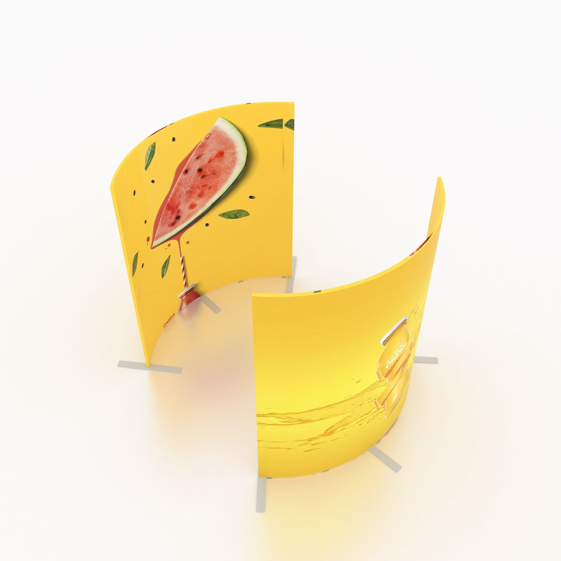 360 Photo Booth Backdrop for Exhibitions – Custom Printed Display Stand – View 2