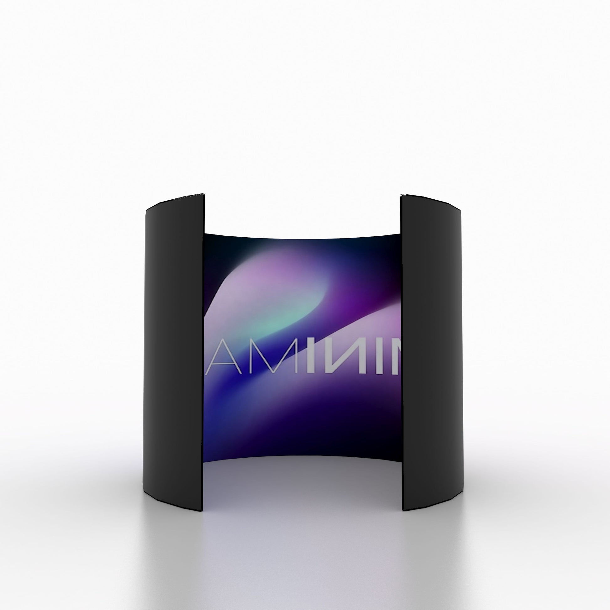 360 Video Photo Booth Backdrop – Custom Printed Exhibition Display Stand – View 2