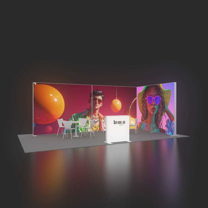 Large SEG LED Light Box 3x2.5m – Trade Show Backdrop – Style 191 – View 2