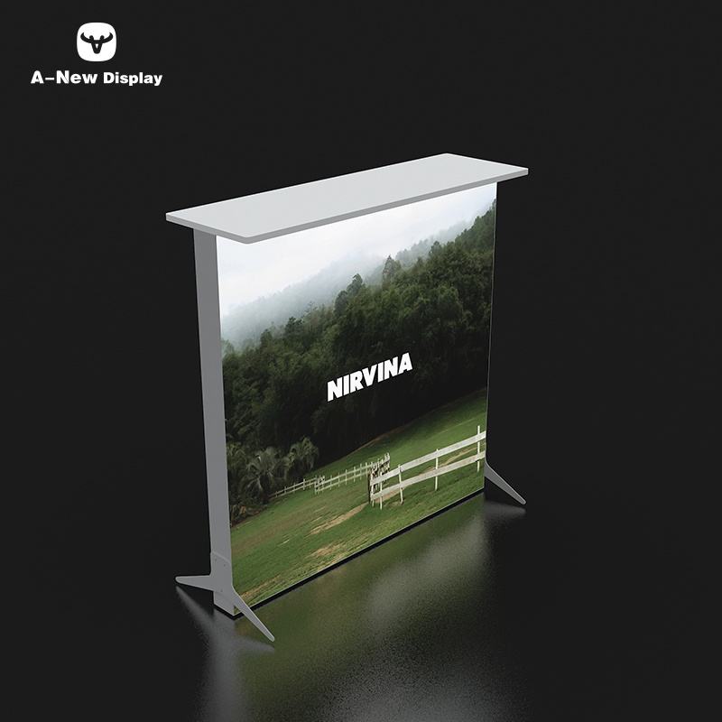 Portable LED Bar & Event Counter – Style 46 | ASM Exhibits – Trade Show Reception Desk