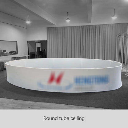 Polyester Sky Circle Ceiling Banner – Reusable Trade Show Hanging Sign – View 5