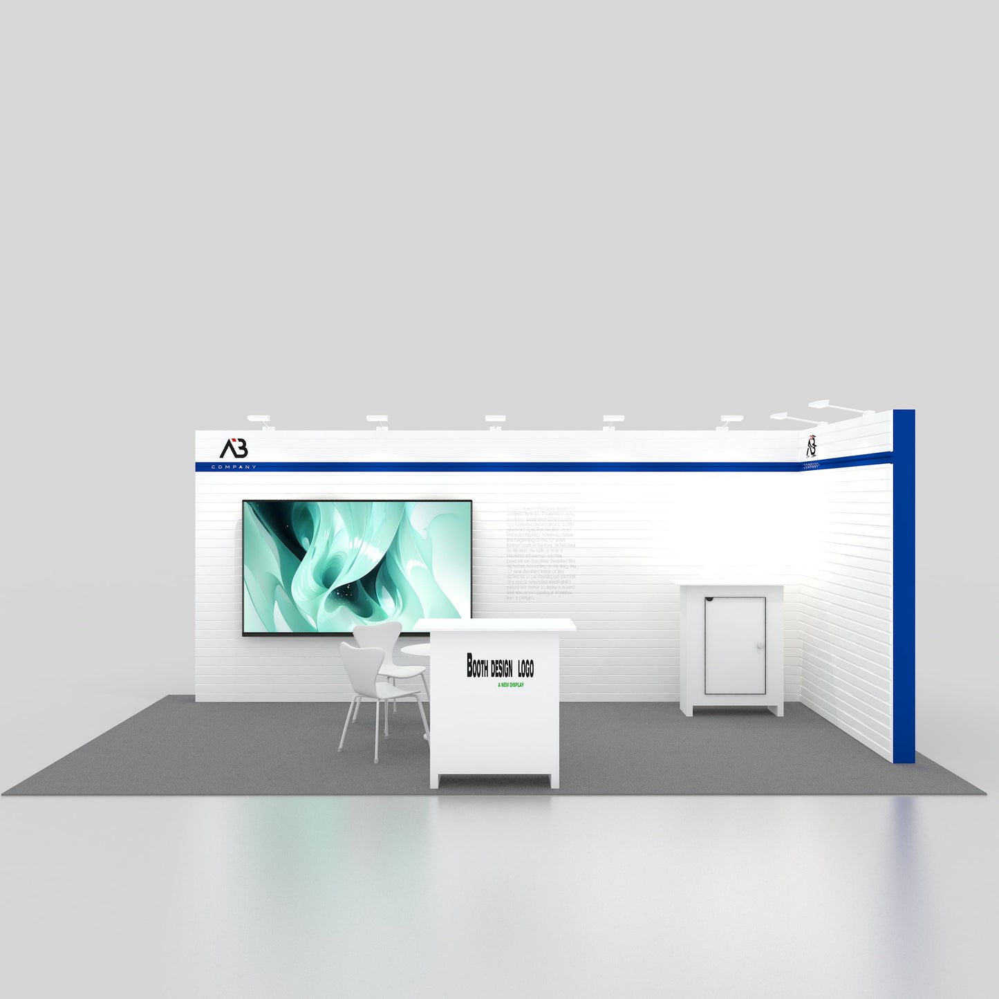 10x20ft (3x6m) Exhibition Booth – Style 023 | ASM Exhibits – View 3