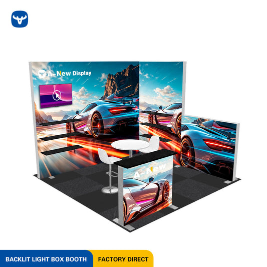 10x10ft (3x3m) Exhibition Booth – Style 004 | ASM Exhibits – Trade Show Exhibition Booth