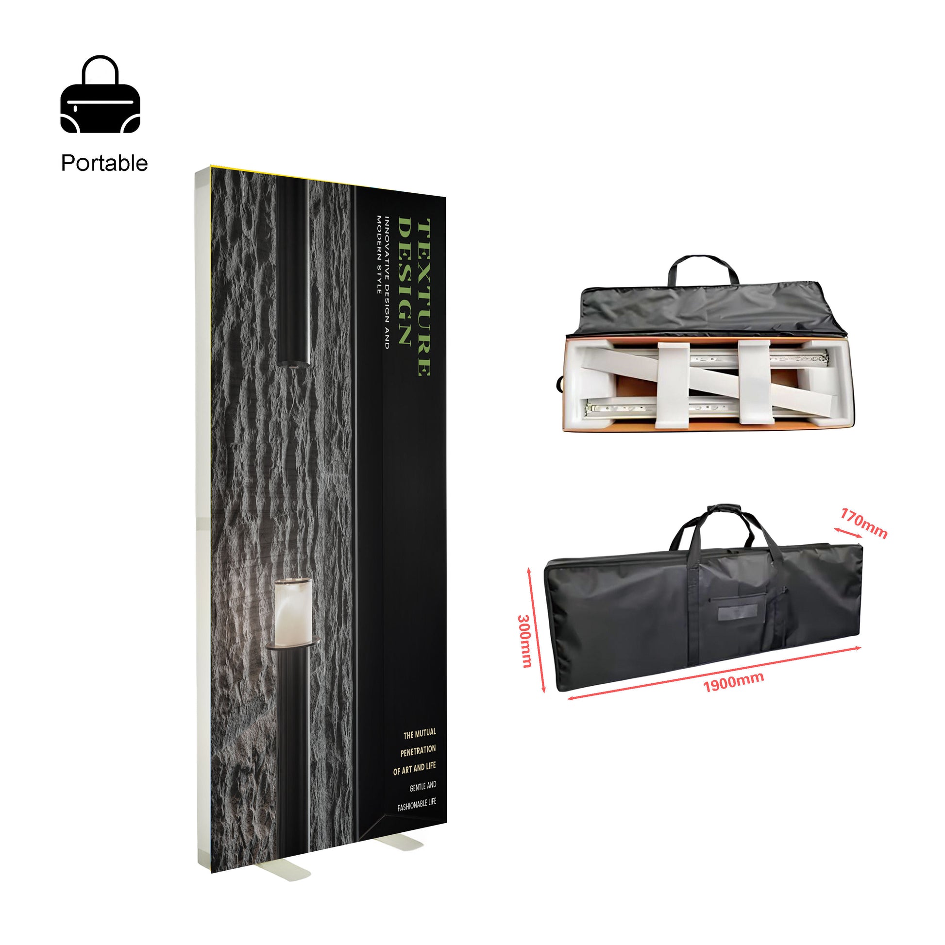 Foldable SEG LED Light Box – Portable Trade Show Display – Style 006 – View 5